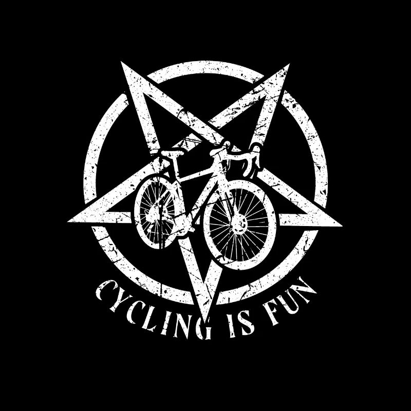 Satan occulte satanique Le cyclisme est amusant
