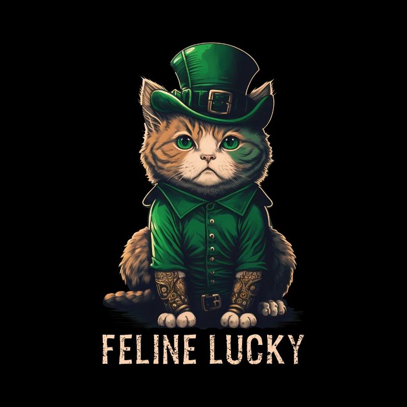 Feline Lucky St. Patty Day