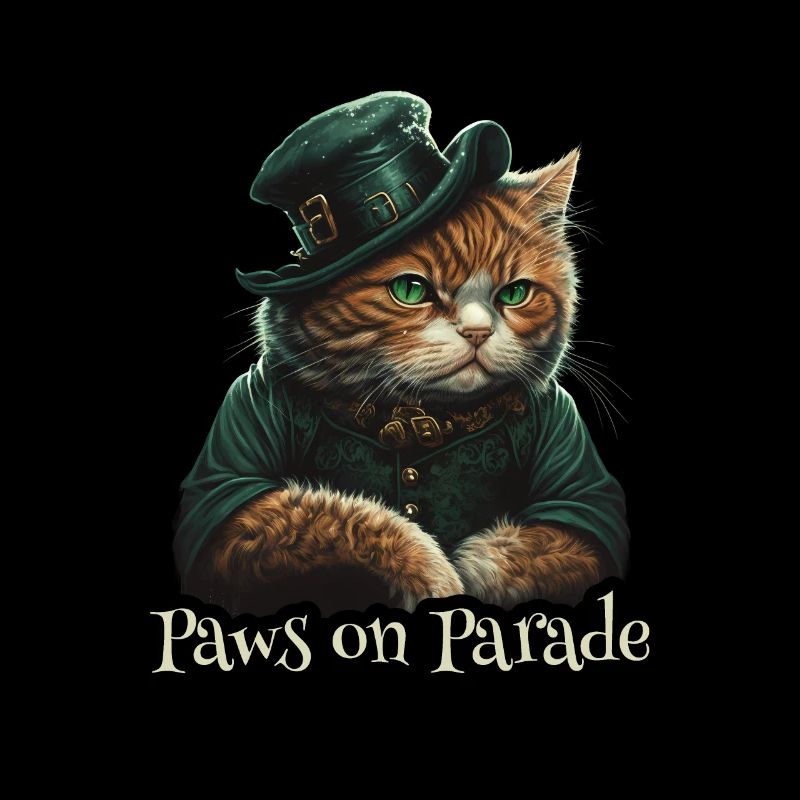 Paws on Parade Cat St. Patty Day