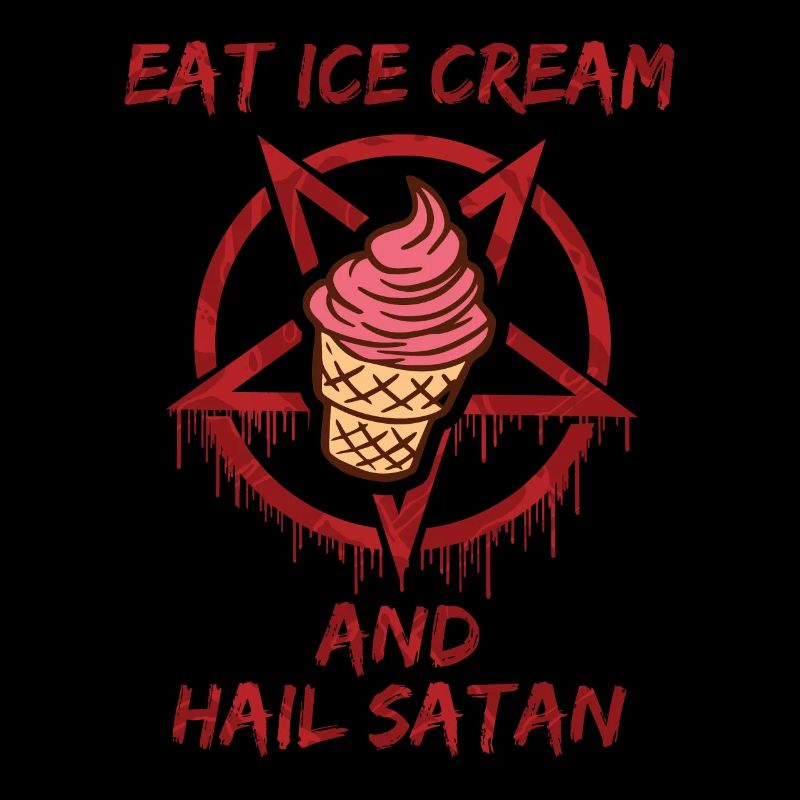 Mangez de la crème glacée et saluez Satan