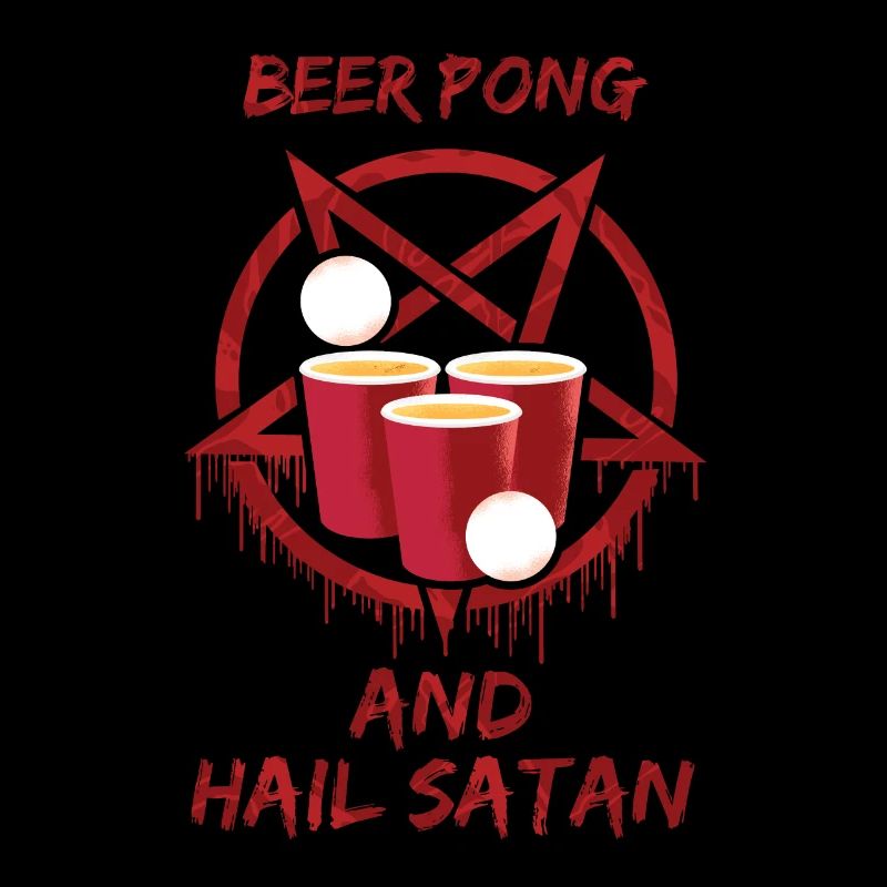 Beer Pong et Hail Satan