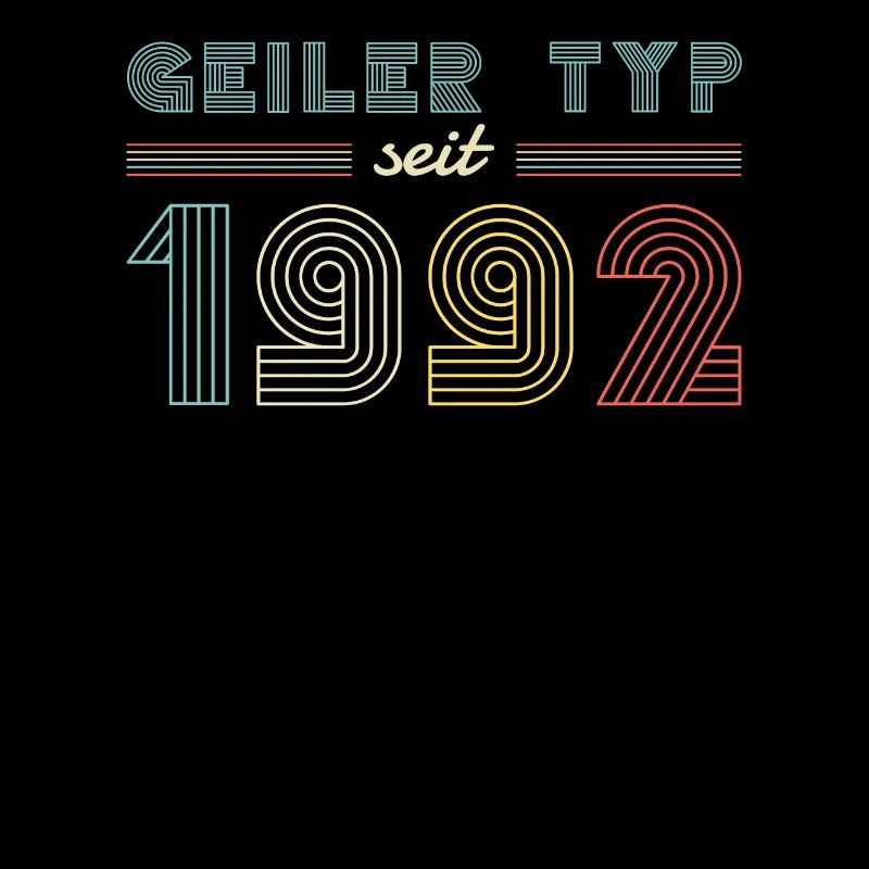 30. Geburtstag Männer TShirt 1992 Geburtstag Mann