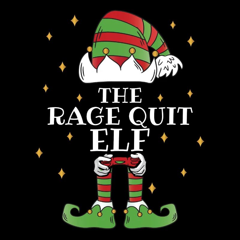 The Rage Quit Elf Video Gaming