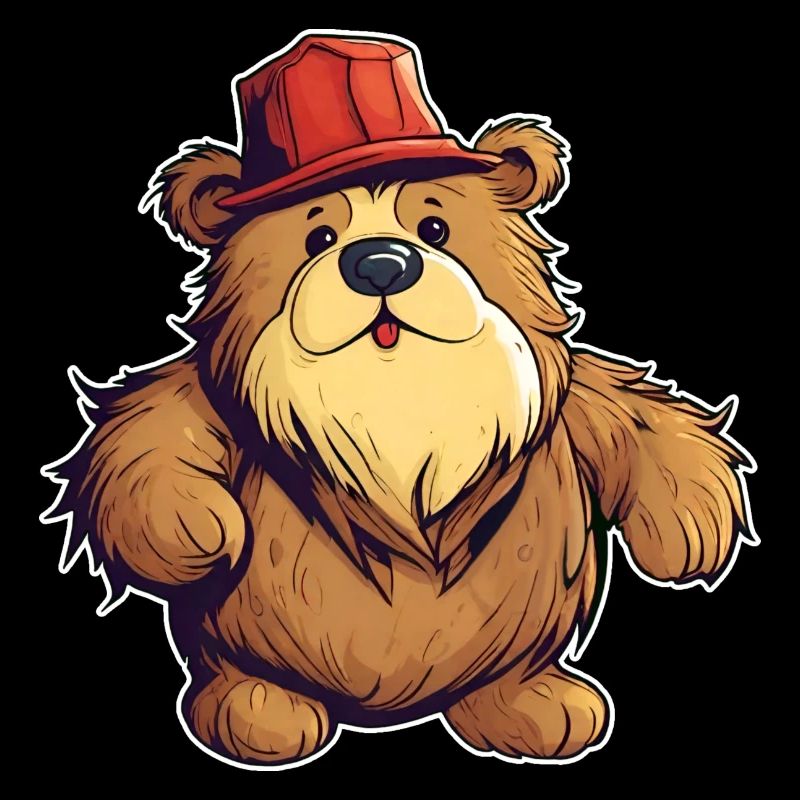 Niedlicher zersauster Teddy Bär Opa