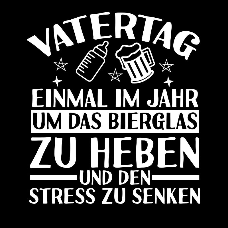 Papa Bier Vater Vatertag