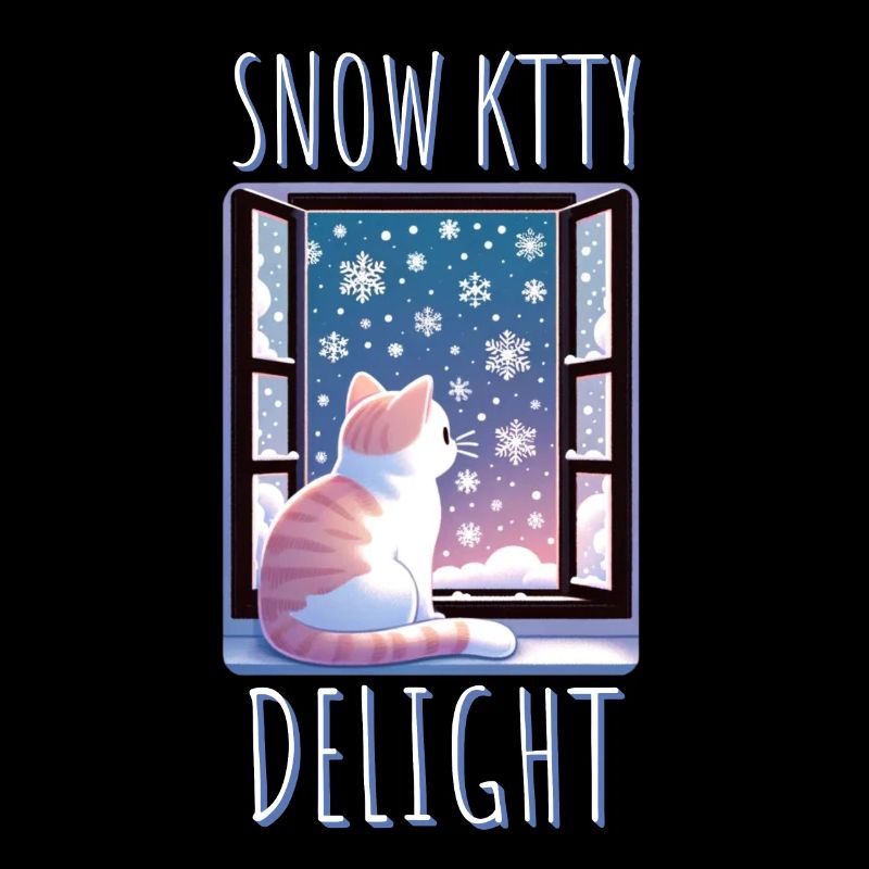 Chat Snow Kitty Delight