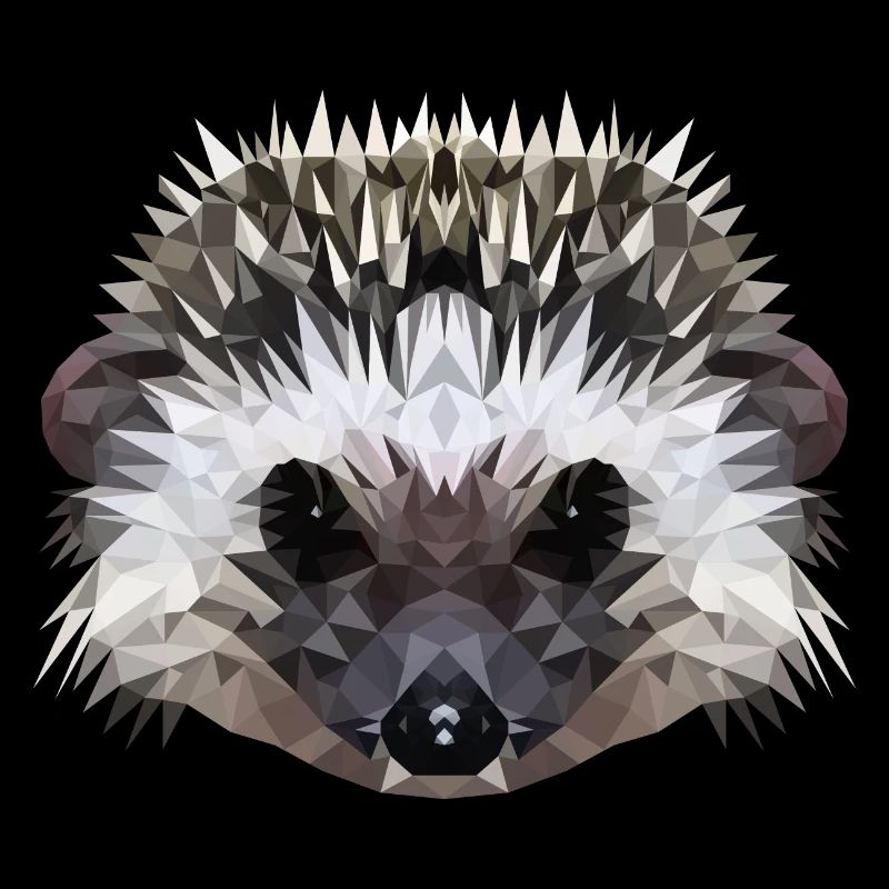 Igel - Polygon - WPAP - PopArt - Herbst