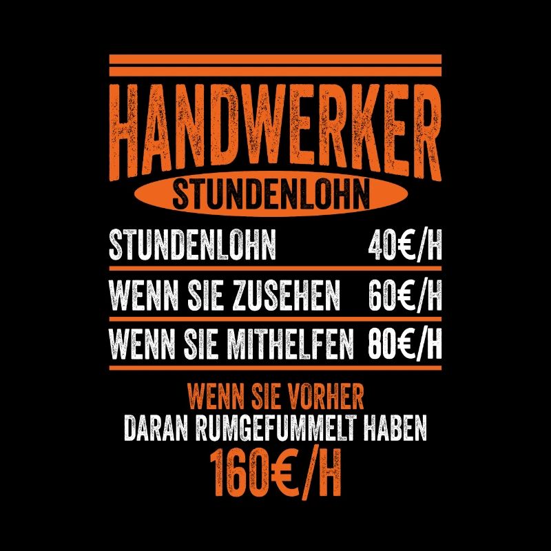 Handwerker Stundenlohn Baustelle Bauarbeiter Gesch