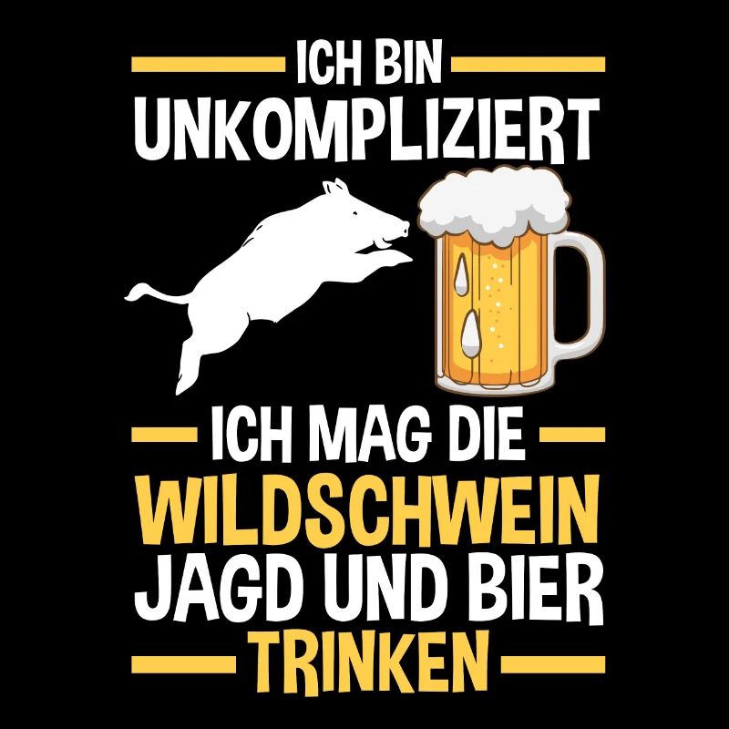 Jäger Wildschweinjagd Bier Jagd
