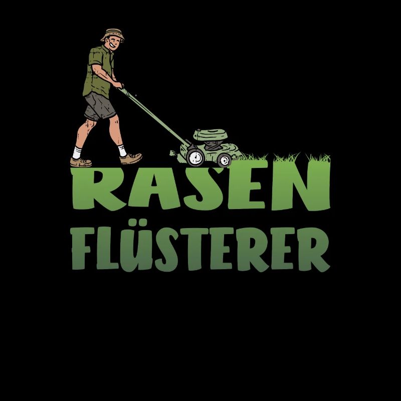 Rasenflüsterer Rasenmäher Hobbygärtner Rasen