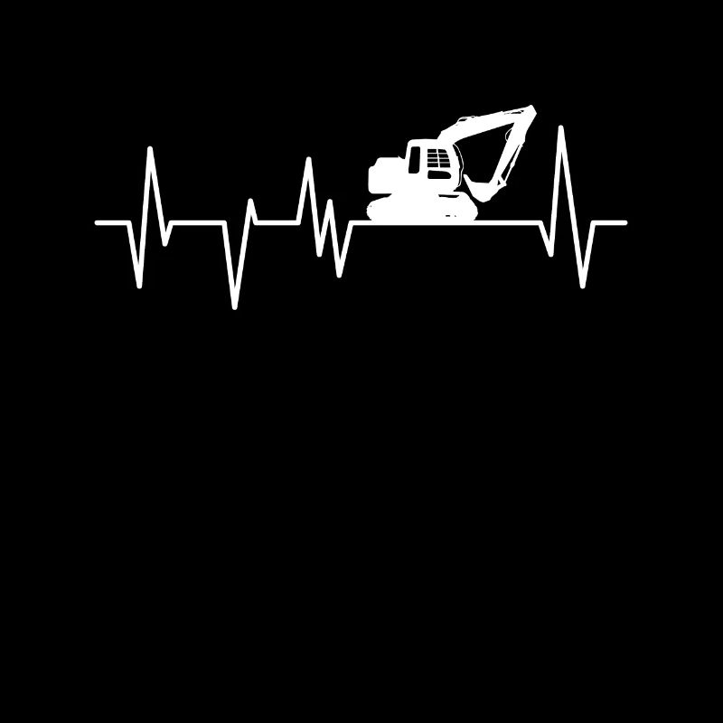 Construction site excavator driver excavator