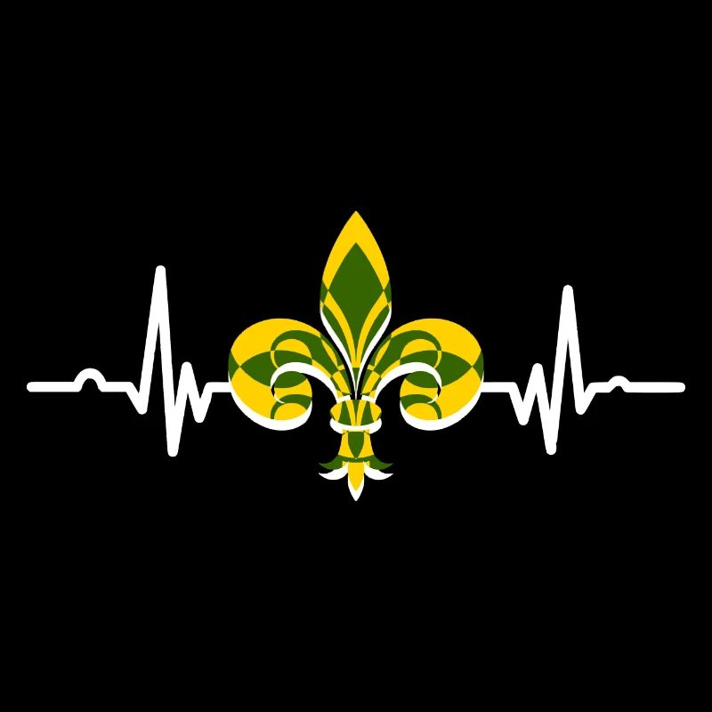 Fleur de Lis Lys Herzschlag