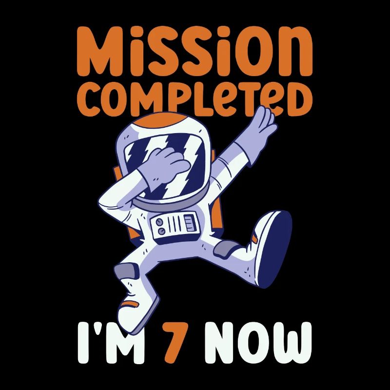 7th birthday astronaut 7 years