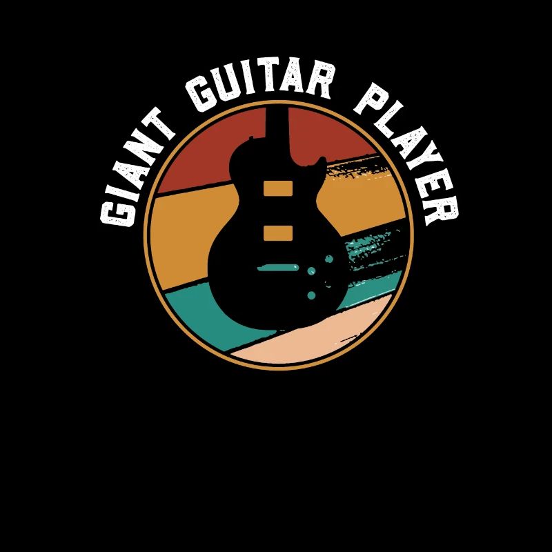 Giant Guitar Player - basguitarist