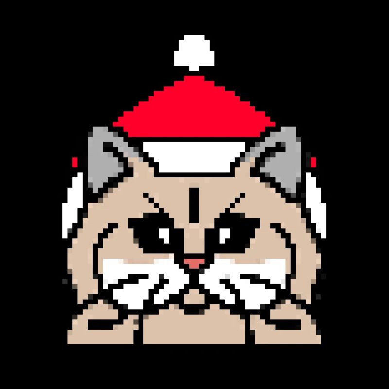 Noël pixelisé persan - Drôle