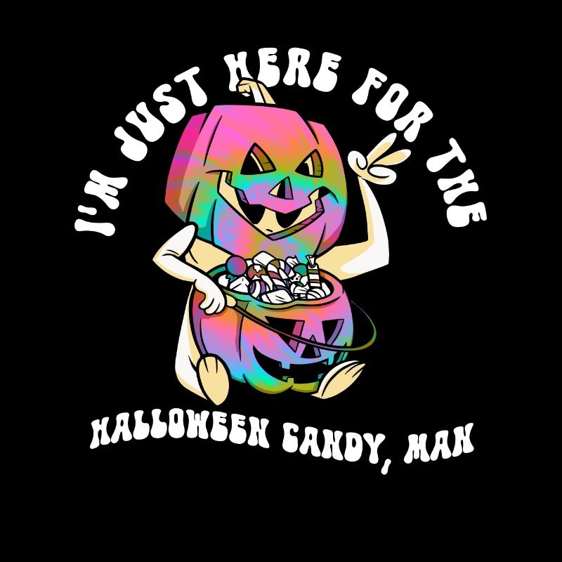 Just because of candy here, Man - Hippie Halloween