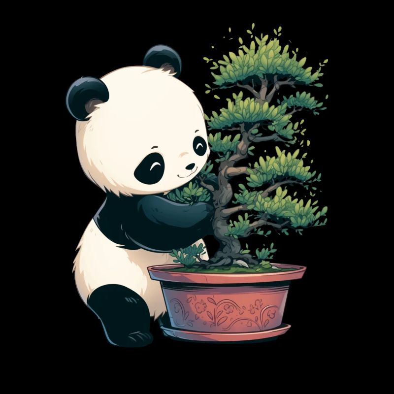 Panda Ours Bonsaï Panda géant japonais