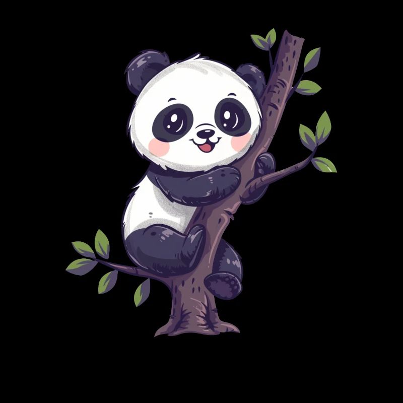 Panda Ours Escalade Panda Géant Japonais