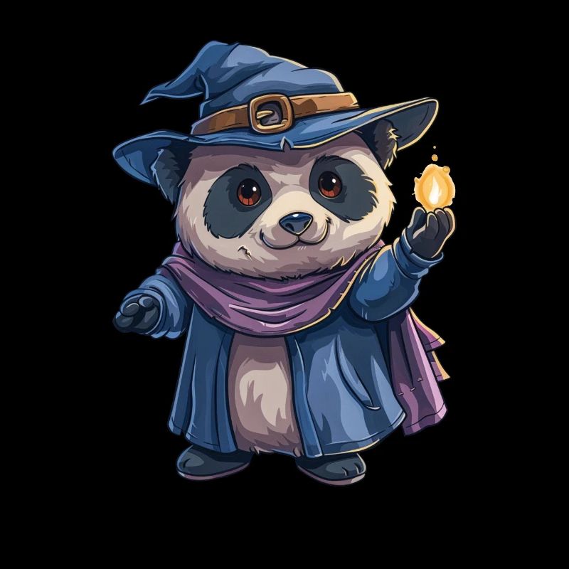 Panda Bear Wizard Panda géant japonais