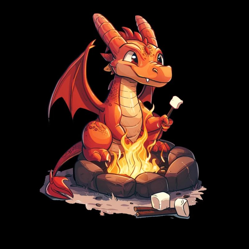 Drache Marshmallows Kawaii Drache Kinder