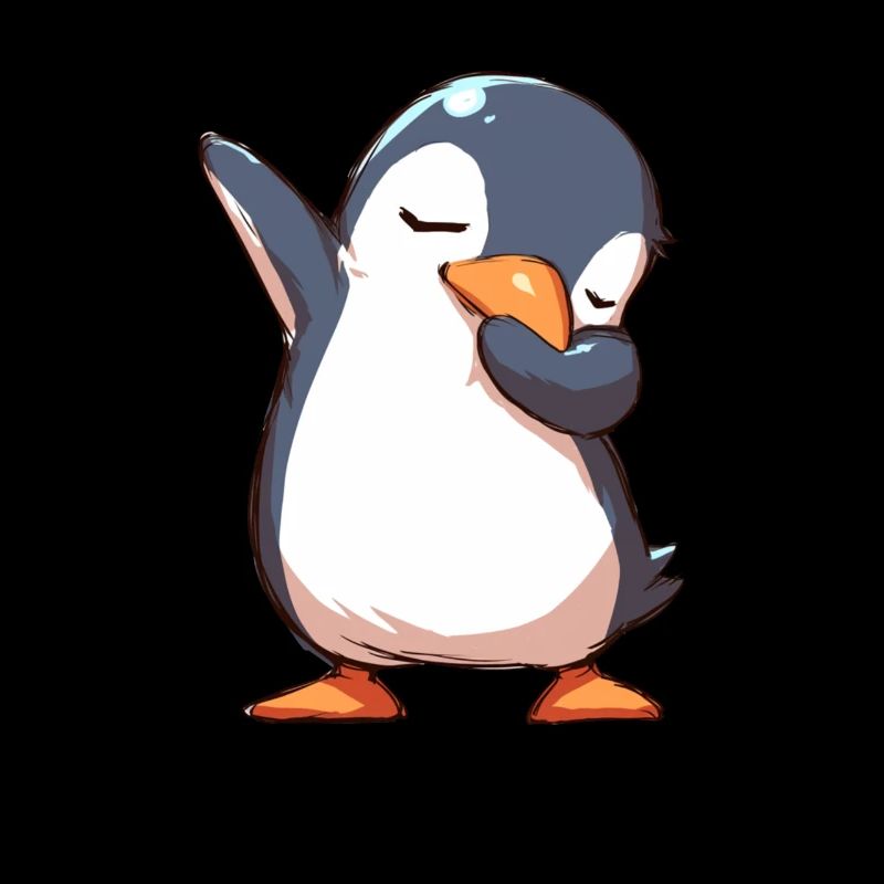 Pingouin Sondage Kawaii Pingouin Mignon