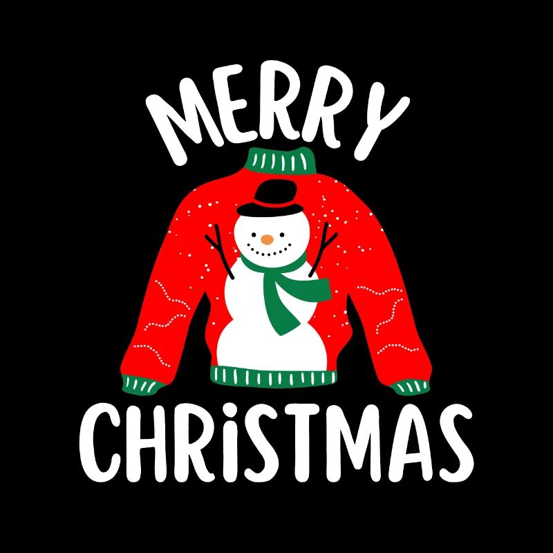 Frohe Weihnachten Schneemann