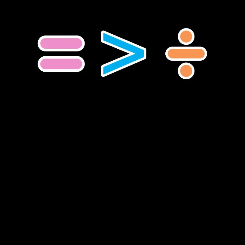 Equal is greater than divided - equality