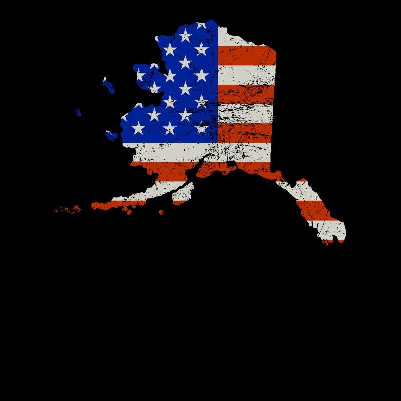 Alaska-staats-us-flaggen-geschenk