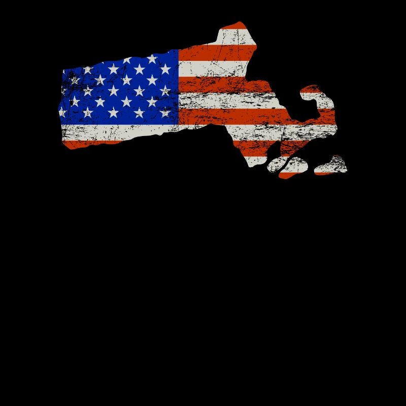Massachusetts Home Us flag gift