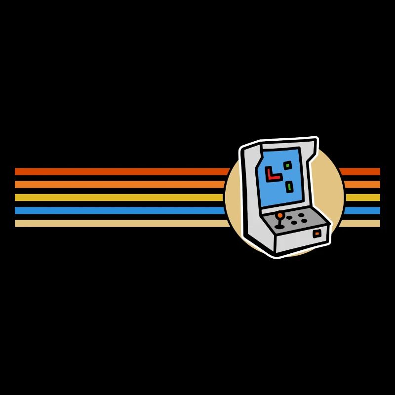 Gamer Vintage Retro Gaming Arcade - Video Game