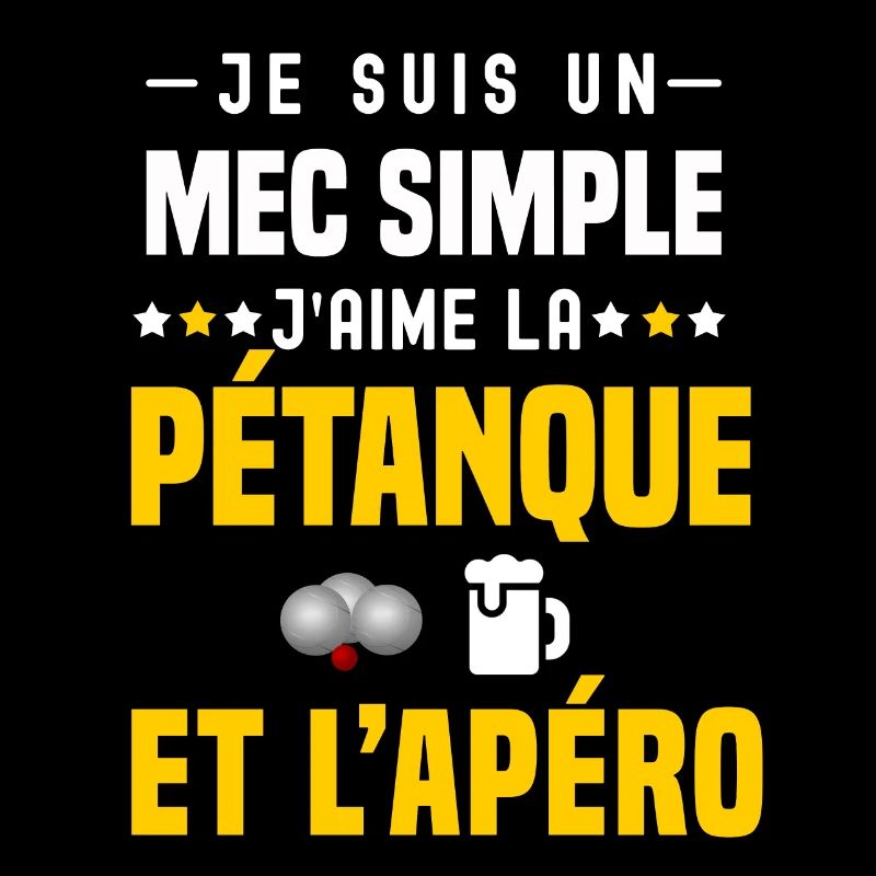 apéro pétanque mec simple