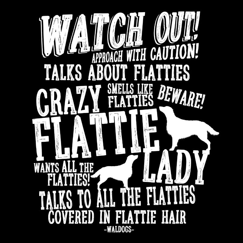 Crazy Flattie Lady White