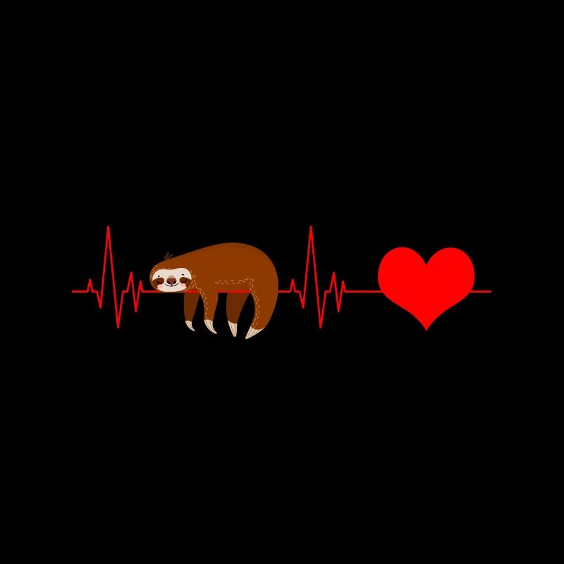Faultier Herz Liebe