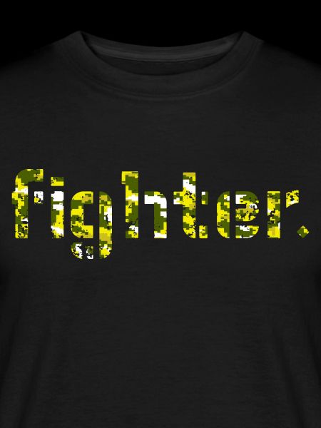 fighter. camouflage yellow