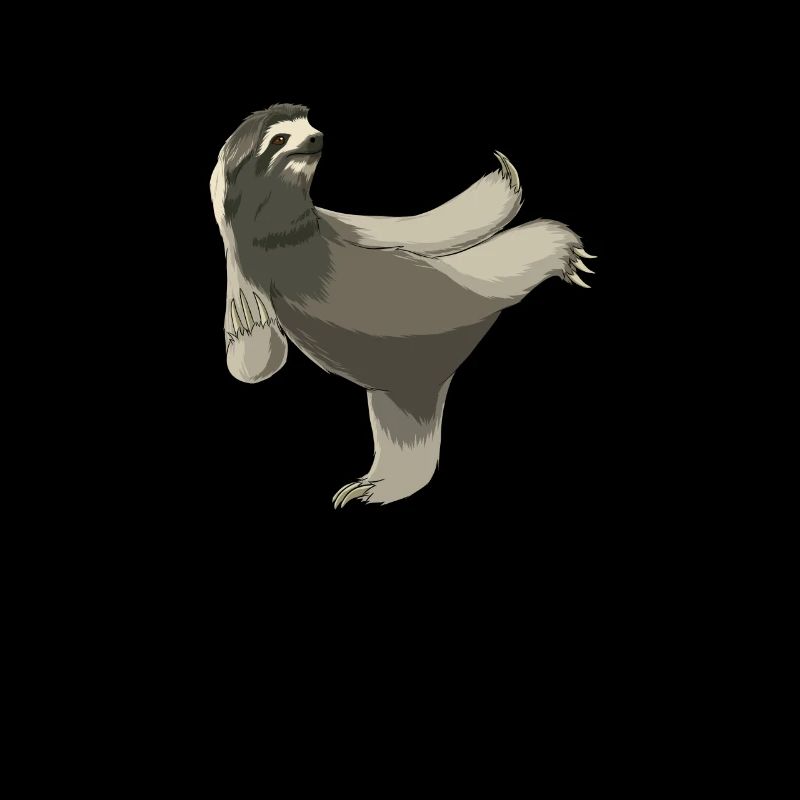 This karate sloth design is the perfect gift for