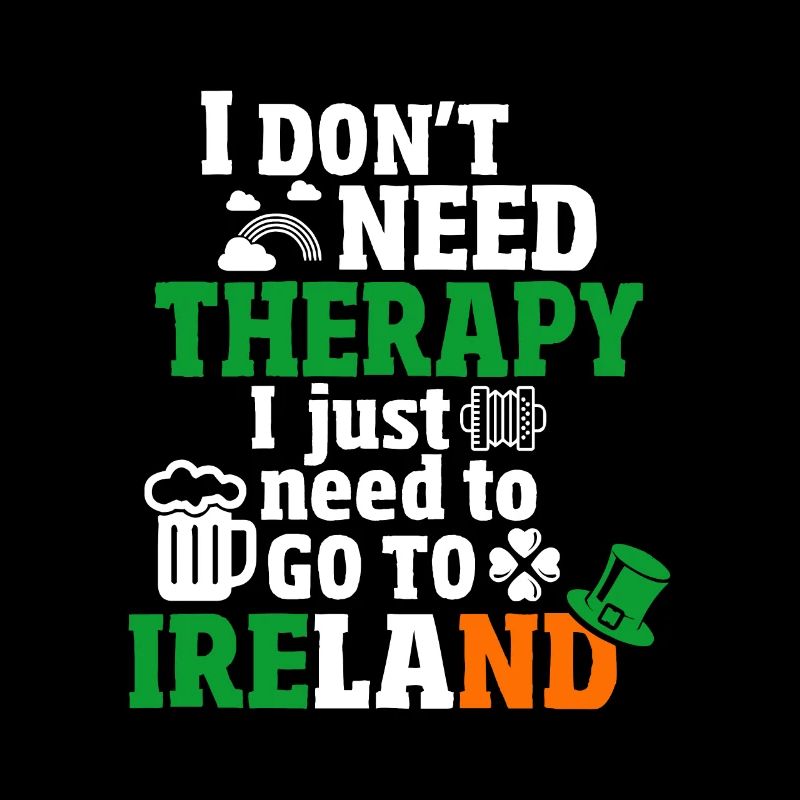 Drapeaux de l'Irlande Sant Patricks Day Funny Uralub Irl