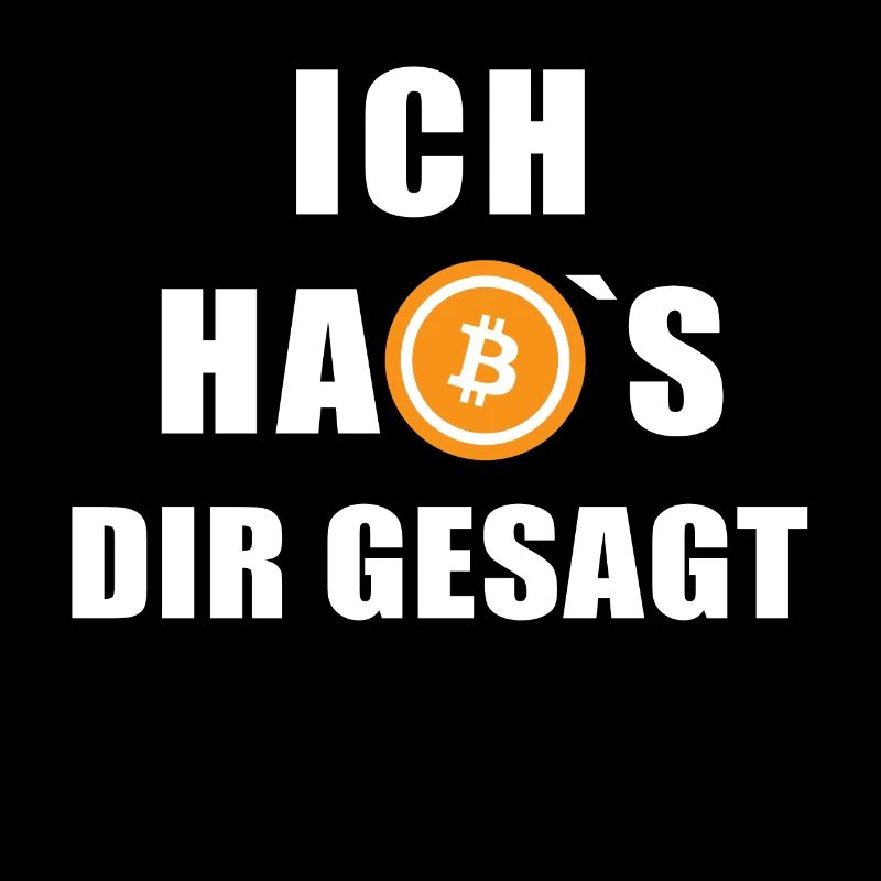 Bitcoin Logo - Ich hab's dir gesagt