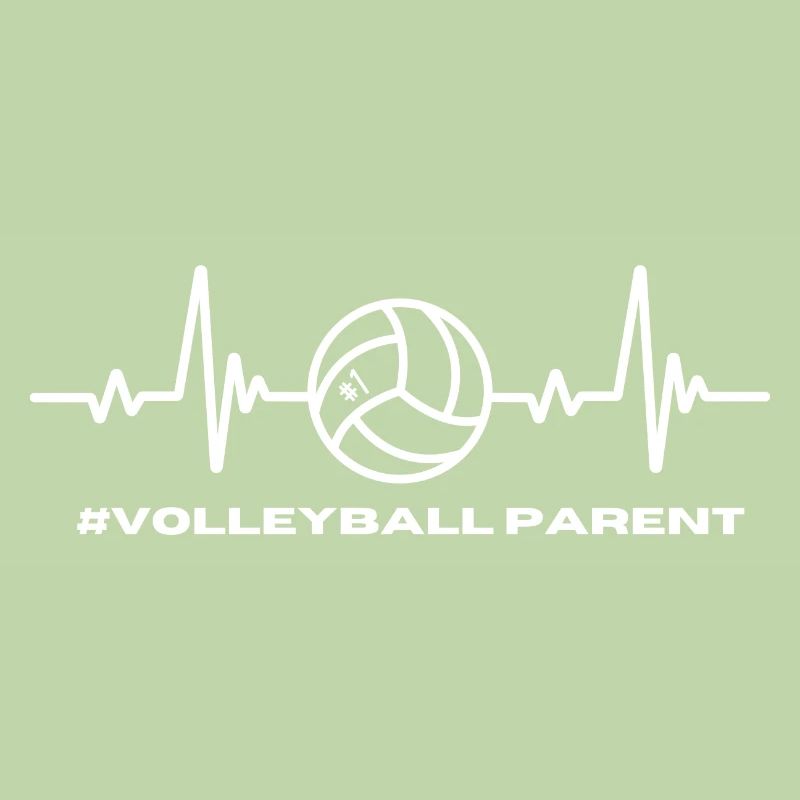 Volleyball Mutter Papa Elternteil