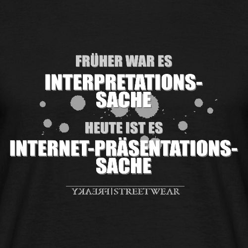 Präsentationssache - Männer T-Shirt