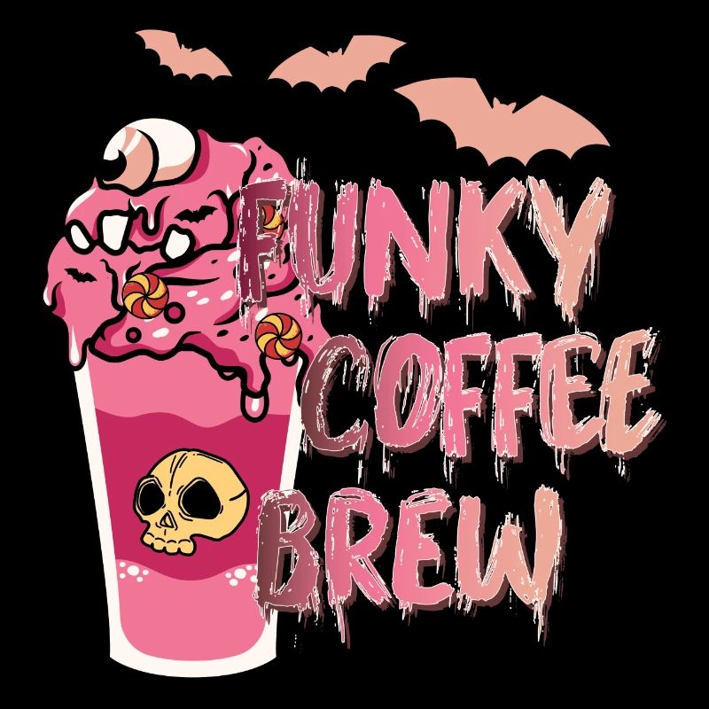 Funky coffee brew Halloween coffee witch