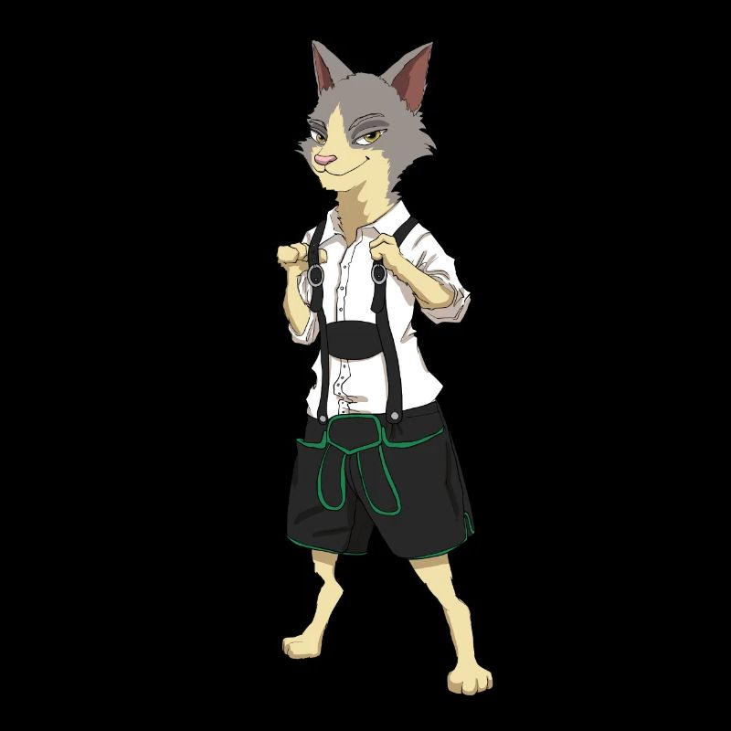 cat leather pants costume