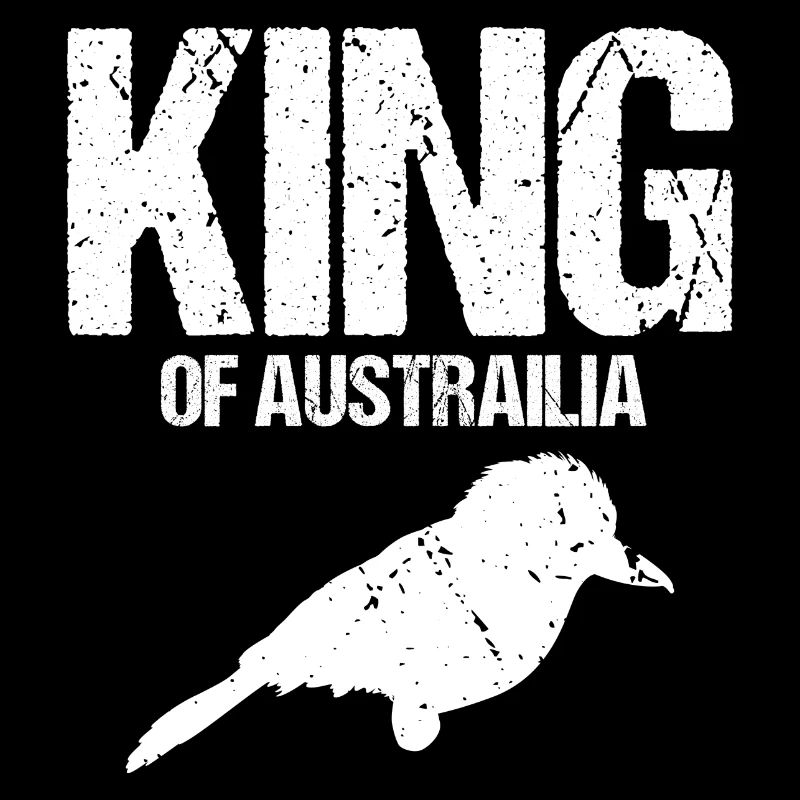 Kookaburra Design und Lachender Vogel
