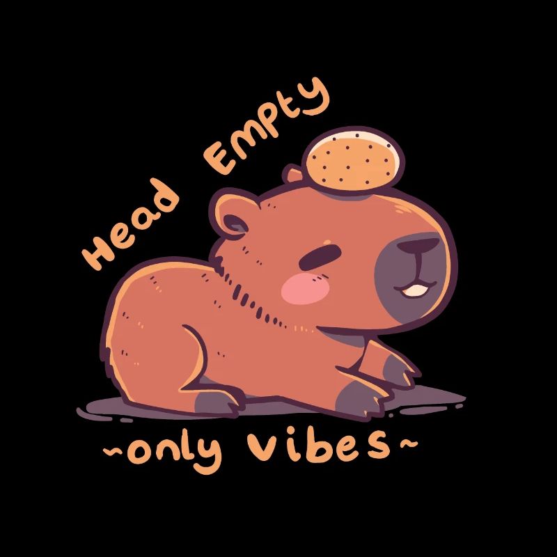 Head Empty Capybara