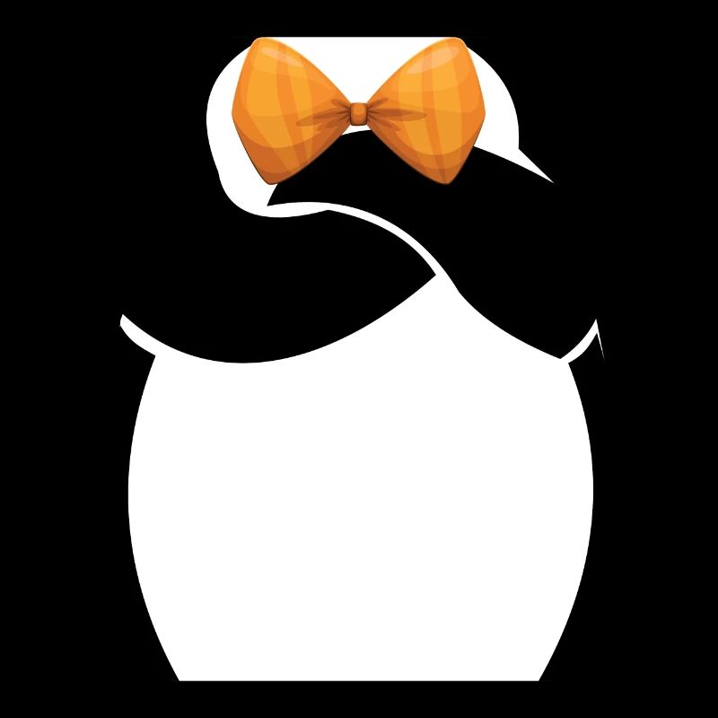 Pinguin Kostüm mit Fliege Fasching Karneval