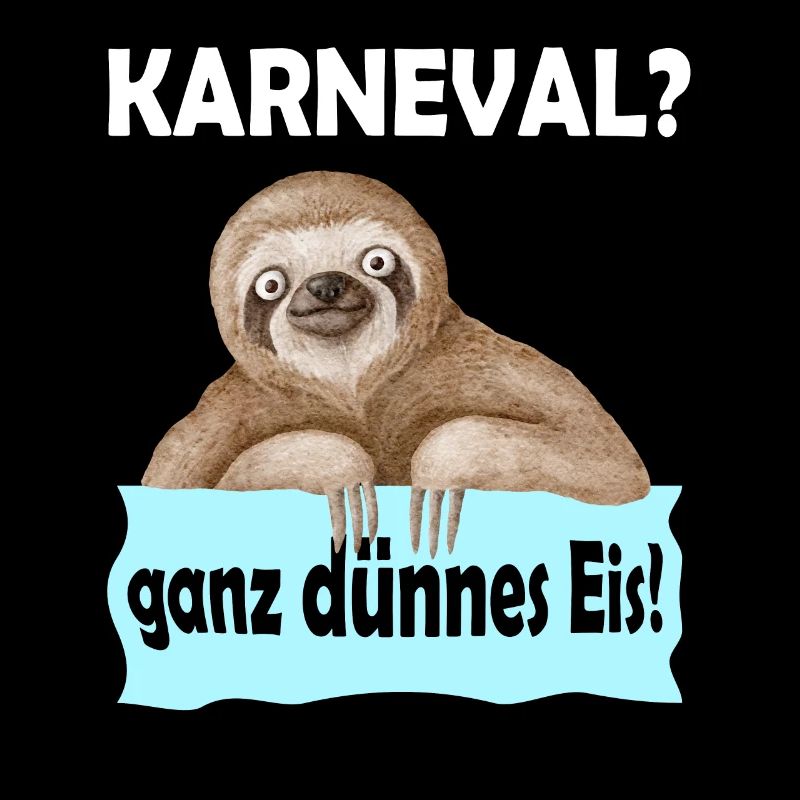 Karneval? Ganz dünnes Eis