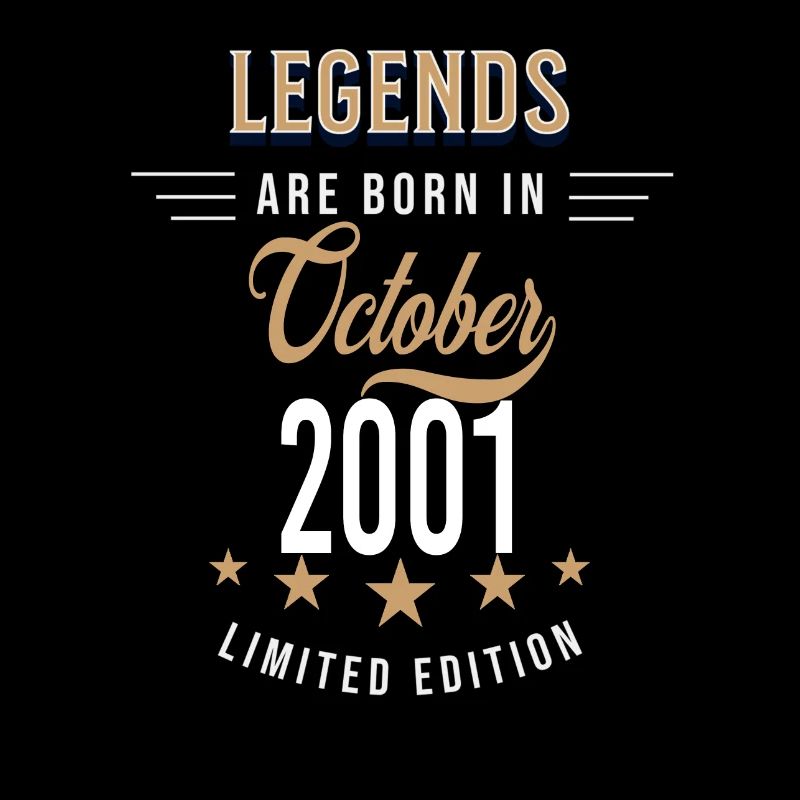 Legends are born in October 2001