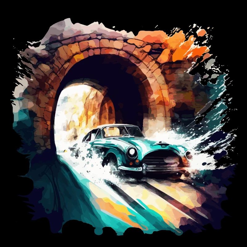 60er Classic Car Geschenk