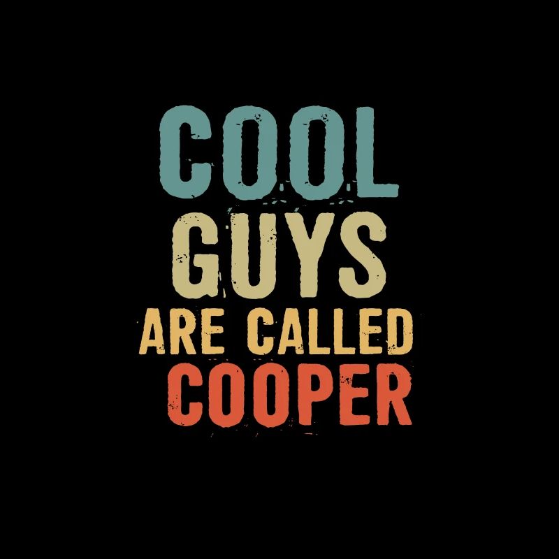 Les gars cool s’appellent Cooper