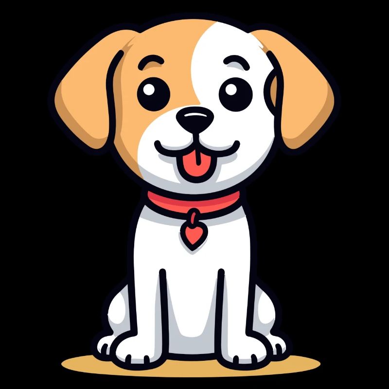 Conception de chien mignon pour les propriétaires de chiens