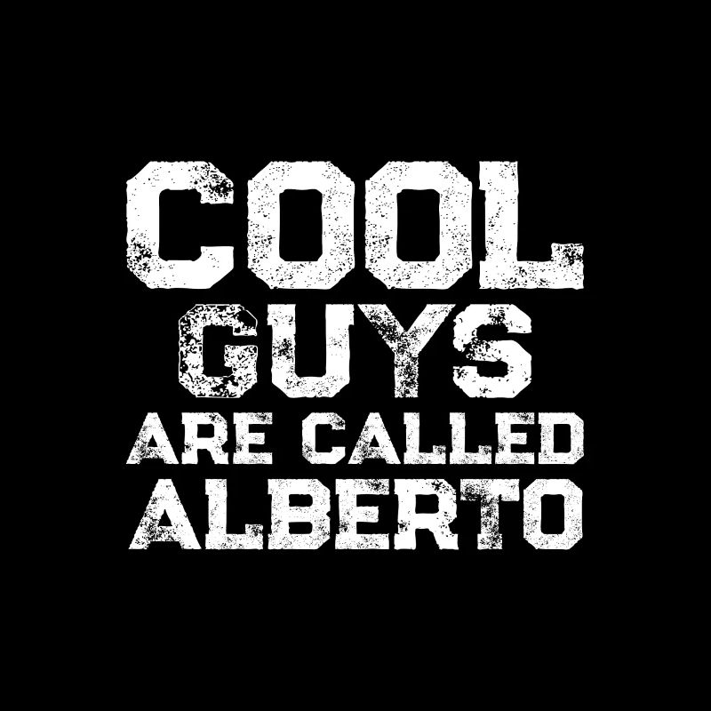 Les mecs cool s’appellent Alberto